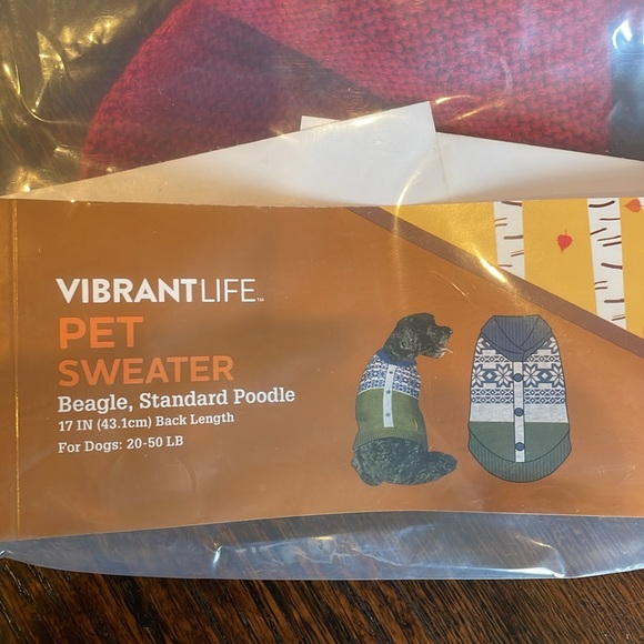 Set of Two Cute Knit Dog Sweaters. Size M. Never worn. Combined in one bag. - Picture 9 of 15